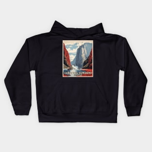 Cañon del Sumidero Chiapas Mexico Vintage Poster Tourism Kids Hoodie